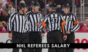 The Six-Figure Skaters: An In-Depth Look at NHL Referee Salaries